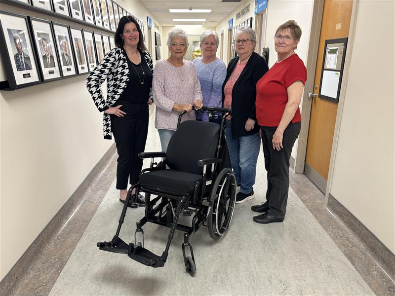 Picture of Auxiliary with Donated Wheelchair